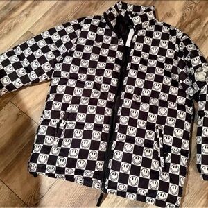 Wesc Black and White Smiley Windbreaker